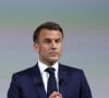 Elles se tiendront les 30 juin et 7 juillet
Le président français Emmanuel Macron donne une conférence de presse, après avoir annoncé le 9 juin qu'il dissolvait le parlement, et après avoir appelé à des élections législatives anticipées suite à la victoire de l'extrême droite sur son alliance centriste dans les sondages de l'Union européenne, au Pavillon Cambon Capucines, à Paris, France, le 12 juin 2024. © Stéphane Lemouton/Bestimage 