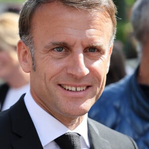 President Emmanuel Macron in Tulle to commemorate the slaughter and deportation of hundreds inhabitants by the german army during World War II. In Tulle, France on June 10, 2024. © Jean-Marc Haedrich/Pool/Bestimage