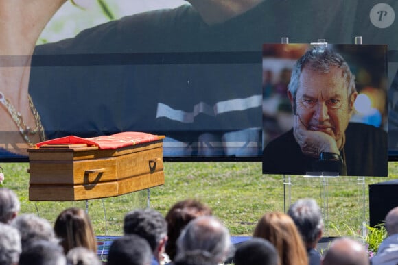 Hommage public à Annie et Ben Vautier sur la promenade du Paillon à Nice, France, 13 juin 2024.  Photo by Shootpix/ABACAPRESS.COM