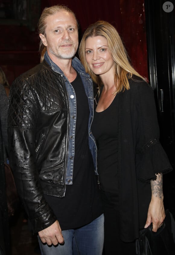 Emmanuel Petit et sa femme Maria - Dîner de l'équipe de France 98 au Buddha-Bar à Paris à l'occasion des 20 ans de la victoire de l'équipe de France, le 11 juin 2018. © Marc Ausset-Lacroix/Bestimage 