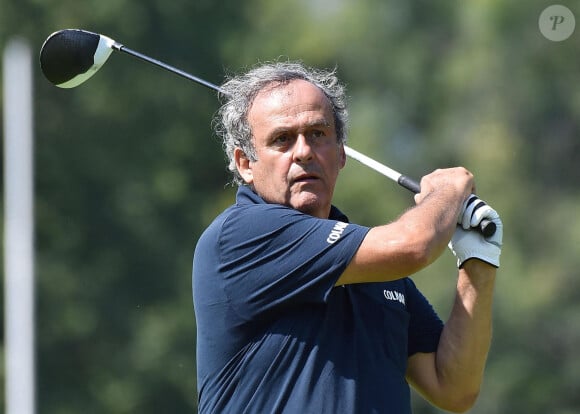 Si l'hiver, ce passionné de golf se rend souvent à l'Ile Maurice...
Michel Platini lors d'un tournoi de golf caritatif Vialli and Mauro Golf Cup au Royal Park i Roveri, à Turin, en Italie, le 2 septembre 2019. Photo par Alessandro Di Marco/Ansa/ABACAPRESS.COM