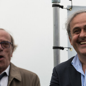 Michel Platini, ancien footballeur, avant le match de charité organisé entre le Variete Club de France, un rassemblement d'anciennes stars du football, et le club amateur local, pour l'ouverture officielle du stade Charles De Gaulle, dans la ville natale de l'ancien président français, et pour récolter des fonds pour la fondation Anne De Gaulle. Colombey les Deux Eglises, France, 6 juin 2021. Photo par Daniel Derajinski/ABACAPRESS.COM