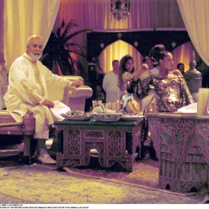 "CELINE DION" "RENE ANGELIL" ONT REITERE LEURS VOEUX DE MARIAGE LORS D'UNE FETE DE STYLE ARABE A LAS VEGAS "PLEIN PIED" 