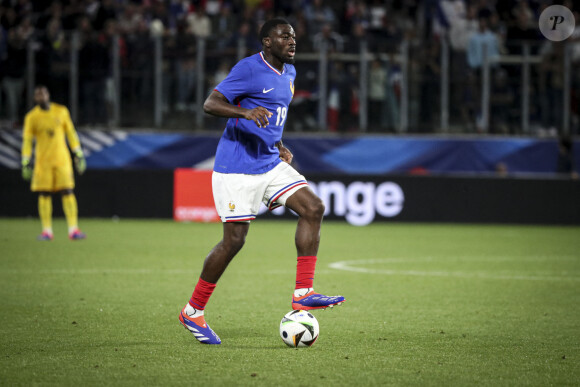 Youssouf Fofana - L'équipe de France s'est imposée face au Luxembourg (3-0) lors du premier match de préparation à l'Euro au stade Saint-Symphorien, à Metz le 5 juin 2024. 