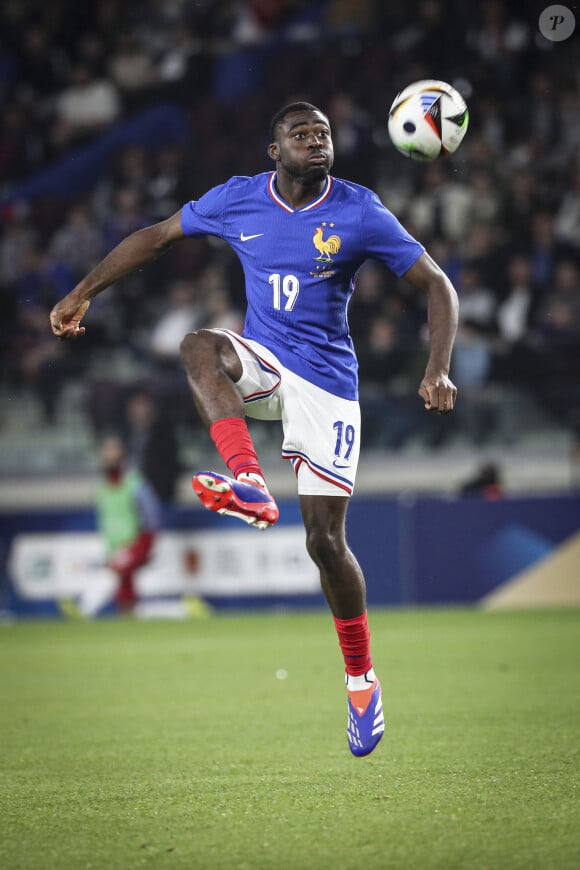 Youssouf Fofana - L'équipe de France s'est imposée face au Luxembourg (3-0) lors du premier match de préparation à l'Euro au stade Saint-Symphorien, à Metz le 5 juin 2024. 