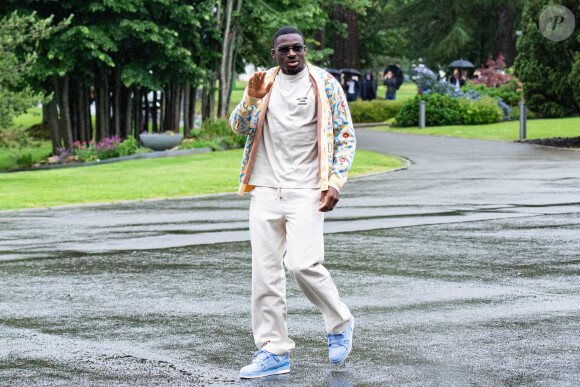 Youssouf Fofana - Arrivée des joueurs de l'Equipe de France de football à Clairefontaine, le 29 mai 2024. © Baptiste Autissier / Panoramic / Bestimage 