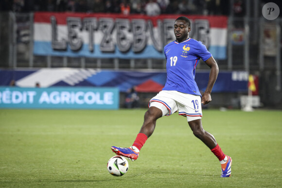 Youssouf Fofana - L'équipe de France s'est imposée face au Luxembourg (3-0) lors du premier match de préparation à l'Euro au stade Saint-Symphorien, à Metz le 5 juin 2024. 