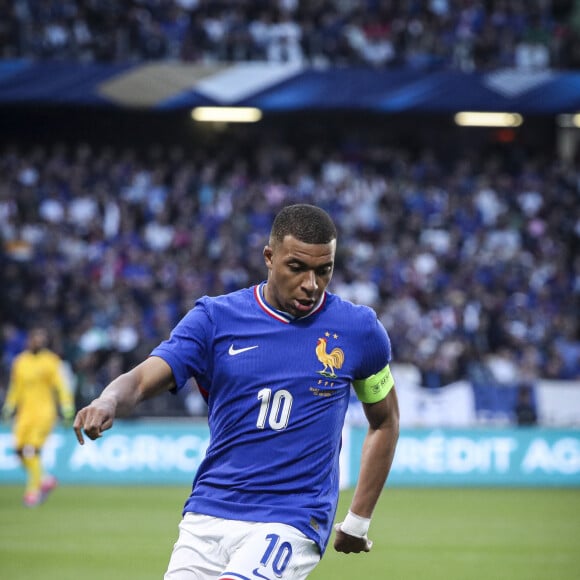 Kylian Mbappé - L'équipe de France s'est imposée face au Luxembourg (3-0) lors du premier match de préparation à l'Euro au stade Saint-Symphorien, à Metz le 5 juin 2024. 