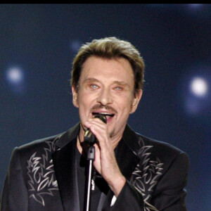 Johnny Hallyday et David aux Victoires de la musique en 2009.