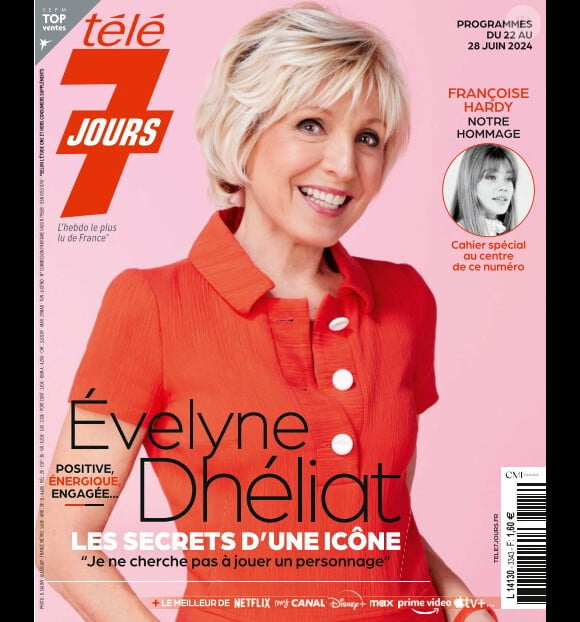 Evelyne Dhéliat, "Télé 7 Jours", 17 juin 2024.