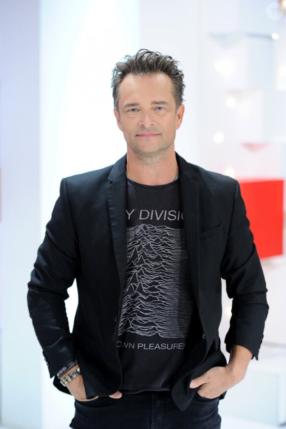 Exclusif - David Hallyday - Enregistrement de l'émission "Vivement Dimanche" au studio Gabriel à Paris, présentée par Michel Drucker et diffusée le 29 septembre 2019 sur France 2. Le 11 septembre 2019 © Guillaume Gaffiot / Bestimage