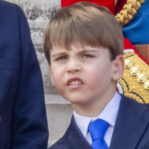 Le prince Louis de Galles - Les membres de la famille royale britannique au balcon du Palais de Buckingham lors de la parade militaire "Trooping the Colour" à Londres, Royaume Uni, le 15 juin 2024. © Ian Vogler/MirrorPix/Bestimage 