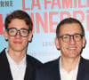 Et ils sont déjà très grands ! 
Dany Boon avec ses deux fils Eytan et Mehdi - Avant-première du film "La Famille Hennedricks" au Cinéma Pathé Beaugrenelle à Paris le 18 juin 2024. © Coadic Guirec/Bestimage