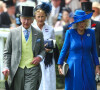 Ainsi, le roi propose une solution selon Tom Quinn : "Les enfants de William et Kate passeraient le week-end à Highgrove et les enfants de Harry pourraient alors facilement venir de leur maison voisine".
Le roi Charles III et la reine Camilla se rendant au Royal Ascot, le 20 juin 2024
