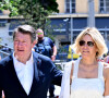 L'allée a été pensée pour être accessible aux PMR et un belvédère offre un nouveau point de vue sur l'actuelle promenade du Paillon et sur le Vieux-Nice.
Christian Estrosi et sa femme Laura Tenoudji pour l'inauguration de "La Bourgada" à Nice, le samedi 22 juin 2024