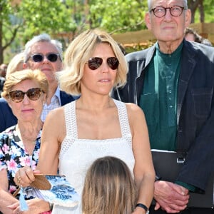 Laura Tenoudji et sa fille Bianca pour l'inauguration de "La Bourgada" à Nice, le samedi 22 juin 2024