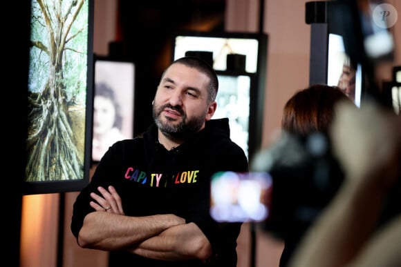 Exclusif - Ibrahim Maalouf lors de l'enregistrement de l'émission "Inoubliables, nos chers grands-parents", présentée par N.Lévy et diffusée le 25 juin sur Canal+, au Studio Harcourt à Paris. Le 17 février 2024 © Dominique Jacovides / Bestimage