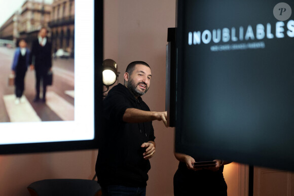 Exclusif - Ibrahim Maalouf lors de l'enregistrement de l'émission "Inoubliables, nos chers grands-parents", présentée par N.Lévy et diffusée le 25 juin sur Canal+, au Studio Harcourt à Paris. Le 17 février 2024 © Dominique Jacovides / Bestimage