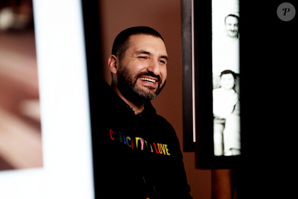 Exclusif - Ibrahim Maalouf lors de l'enregistrement de l'émission "Inoubliables, nos chers grands-parents", présentée par N.Lévy et diffusée le 25 juin sur Canal+, au Studio Harcourt à Paris. Le 17 février 2024 © Dominique Jacovides / Bestimage