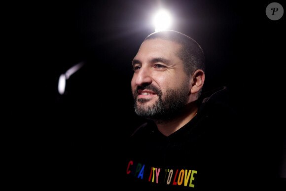 Exclusif - Ibrahim Maalouf lors de l'enregistrement de l'émission "Inoubliables, nos chers grands-parents", présentée par N.Lévy et diffusée le 25 juin sur Canal+, au Studio Harcourt à Paris. Le 17 février 2024 © Dominique Jacovides / Bestimage