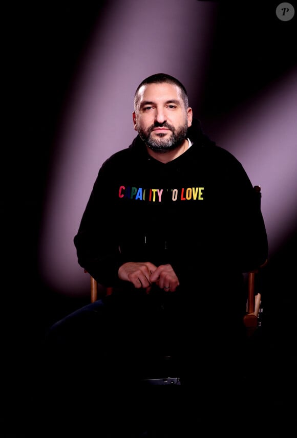 Exclusif - Ibrahim Maalouf lors de l'enregistrement de l'émission "Inoubliables, nos chers grands-parents", présentée par N.Lévy et diffusée le 25 juin sur Canal+, au Studio Harcourt à Paris. Le 17 février 2024 © Dominique Jacovides / Bestimage