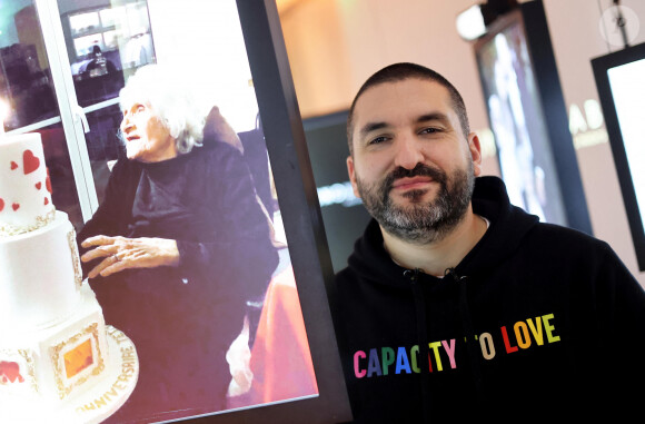 Exclusif - Ibrahim Maalouf lors de l'enregistrement de l'émission "Inoubliables, nos chers grands-parents", présentée par N.Lévy et diffusée le 25 juin sur Canal+, au Studio Harcourt à Paris. Le 17 février 2024 © Dominique Jacovides / Bestimage