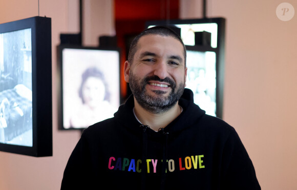 Exclusif - Ibrahim Maalouf lors de l'enregistrement de l'émission "Inoubliables, nos chers grands-parents", présentée par N.Lévy et diffusée le 25 juin sur Canal+, au Studio Harcourt à Paris. Le 17 février 2024 © Dominique Jacovides / Bestimage