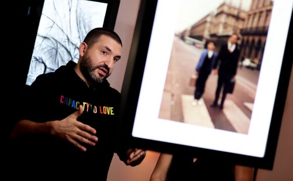 Exclusif - Ibrahim Maalouf lors de l'enregistrement de l'émission "Inoubliables, nos chers grands-parents", présentée par N.Lévy et diffusée le 25 juin sur Canal+, au Studio Harcourt à Paris. Le 17 février 2024 © Dominique Jacovides / Bestimage