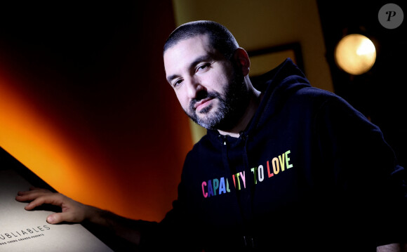 Exclusif - Ibrahim Maalouf lors de l'enregistrement de l'émission "Inoubliables, nos chers grands-parents", présentée par N.Lévy et diffusée le 25 juin sur Canal+, au Studio Harcourt à Paris. Le 17 février 2024 © Dominique Jacovides / Bestimage