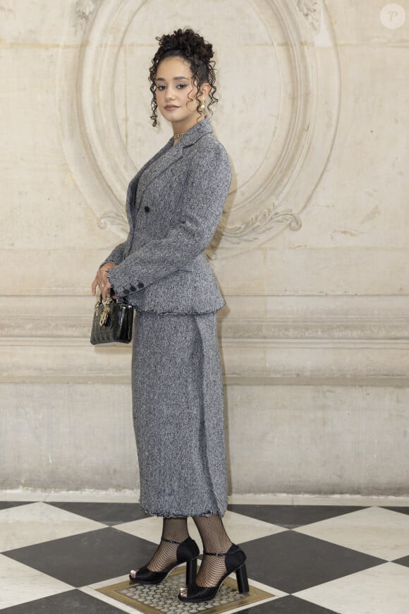 Léna Mahfouf (Léna Situations) au photocall du défilé de mode Christian Dior Haute-Couture automne-hiver 2024/2025 lors de la Fashion Week de Paris, France, le 24 juin 2024. © Olivier Borde/Bestimage