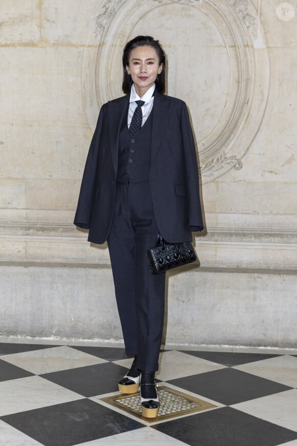 Miki Nakatani au photocall du défilé de mode Christian Dior Haute-Couture automne-hiver 2024/2025 lors de la Fashion Week de Paris, France, le 24 juin 2024. © Olivier Borde/Bestimage  Celebs attends the Christian Dior Haute Couture Fall/Winter 2024-2025 show as part of Paris Fashion Week on June 24, 2024 in Paris, France.