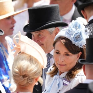 Le prince William de Galles, Zara Tindall, Carole Middleton - La famille royale d'Angleterre aux courses hippiques "Royal Ascot 2024" à Ascot. Le 19 juin 2024 © Julien Burton / Bestimage 