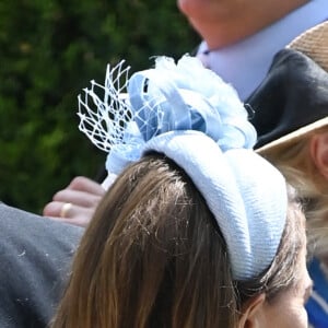 Carole Middleton et La princesse Eugenie d'York - Les célébrités et les membres de la famille royale d'Angleterre assistent au second jour de la course hippique Royal Ascot , le 19 juin 2024. 