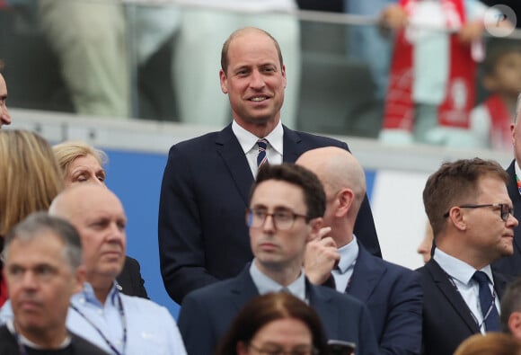 Le prince William de Galles lors du match de football de l'Euro 2024 "Angleterre vs Danemark (1-1)" à Francfort. Le 20 juin 2024 © Crystal Pix / Goff / Bestimage