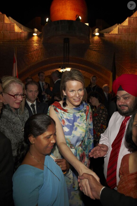 Philippe et Mathilde de Belgique ont entamé samedi 20 mars 2010 une visite de 7 jours en Inde...