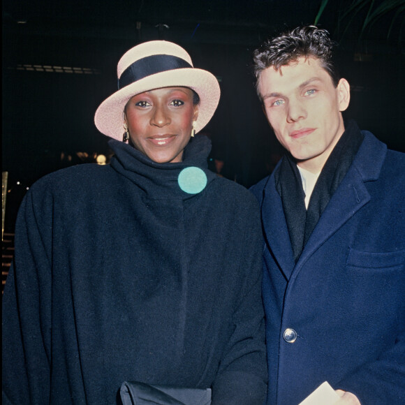 Marc Lavoine et Denise Pascale, lors des Victoires de la musique.