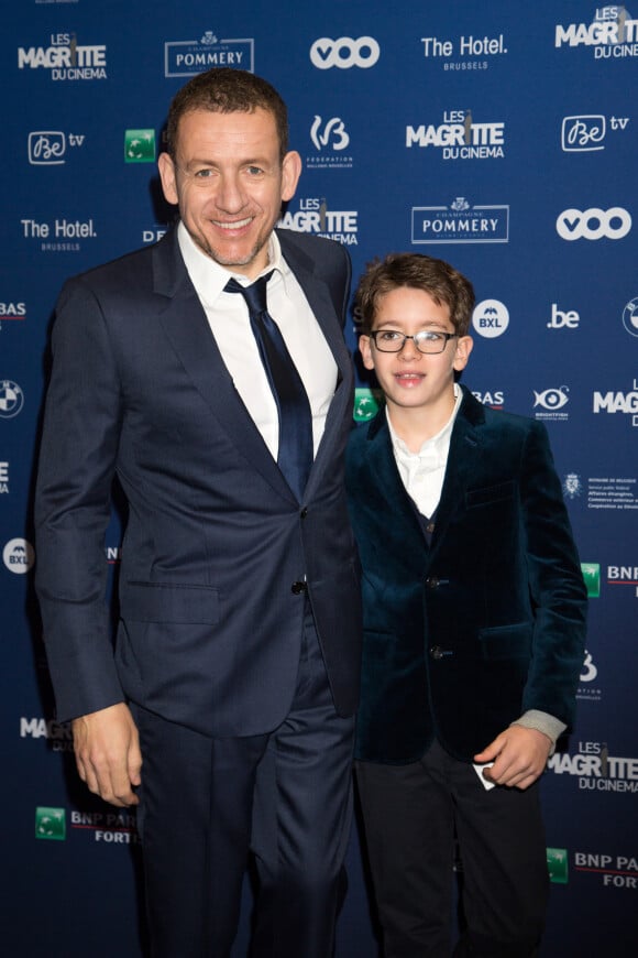 Dany Boon et son fils Eytan - 6ème édition de la cérémonie des Magritte du cinéma à Bruxelles en Belgique le 6 février 2016.