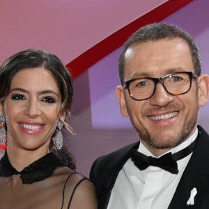 Exclusif - Dany Boon (porte le ruban blanc "Maintenant on agit" ) et sa femme Yael - Arrivées lors de la 43ème cérémonie des Cesar à la salle Pleyel à Paris, le 2 mars 2018. © Stephane Kossman / Bestimage