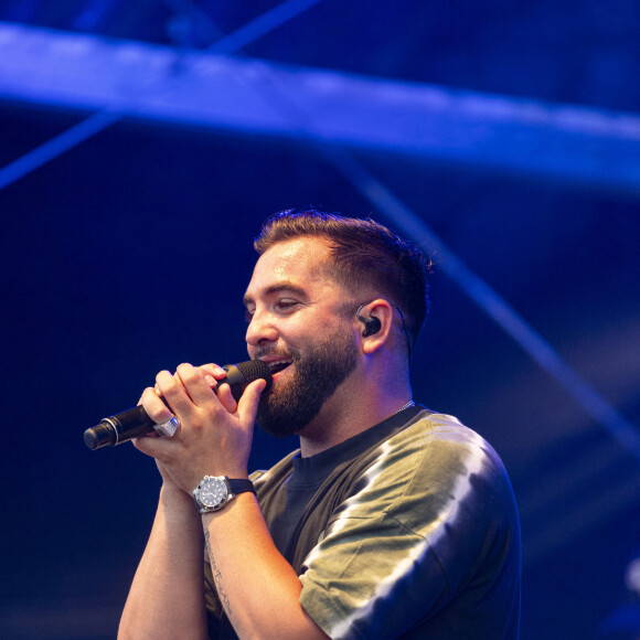 Kendji Girac en concert lors du Festival "Paris Paradis" au parc de la Villette à Paris le 10 septembre 2023. © Pierre Perusseau/Bestimage