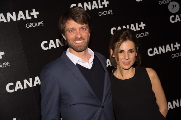 Antoine Genton et Alice Darfeuille - Soirée des animateurs du Groupe Canal+ au Manko à Paris. Le 3 février 2016.