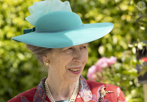 La princesse Anne, - La famille royale d'Angleterre aux courses hippiques "Royal Ascot 2024" à Ascot. Le 18 juin 2024 