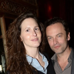 Archive - Justine Levy et son compagnon Patrick Mille - Lancement du livre de Patrick Pelloux au Buddha-Bar à Paris, le 5 juin 2014.