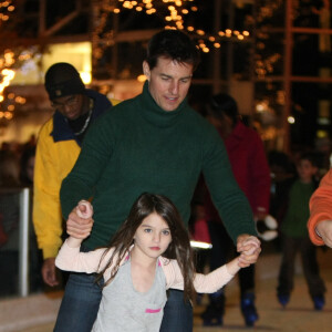 Tom Cruise et sa fille Suri Cruise.