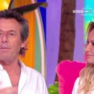 L'émission a été ponctuée de la présence d'Adriana Karembeu
Jean-Luc Reichmann et Adriana Karembeu sur le plateau des "12 coups de midi"