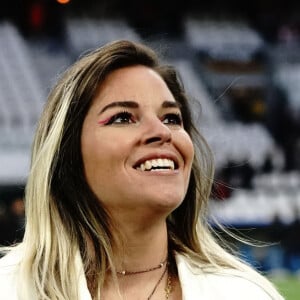 Sophie Tapie lors de la 23 ème journée de championnat de rugby du TOP14 RC Toulon - Toulouse au stade vélodrome à Marseille (match délocalisé) le 23 avril 2022. Victoire du RCT sur Toulouse 19-15. © Norbert Scanella / Panoramic / Bestimahe