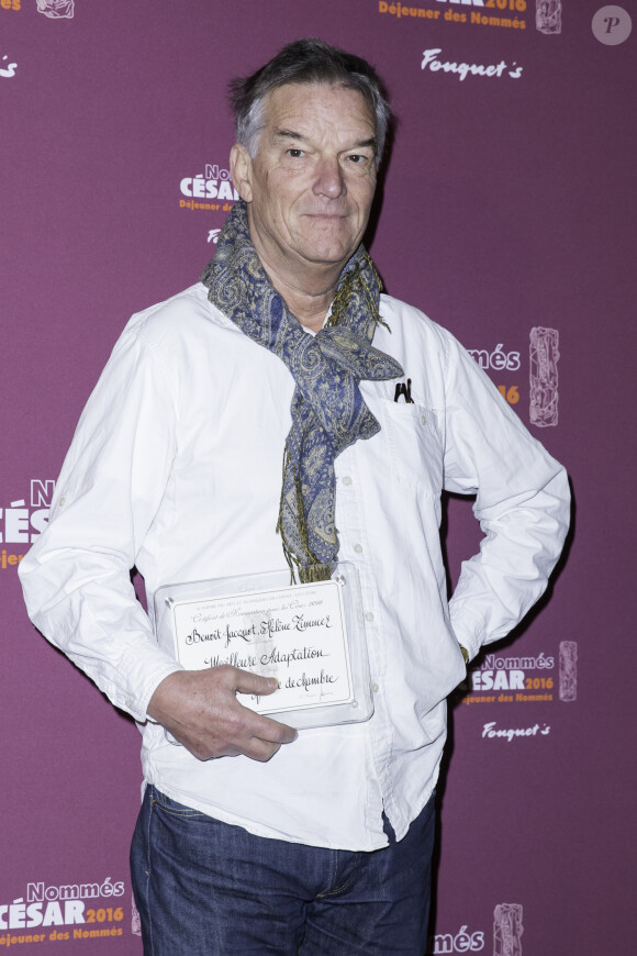 Benoît Jacquot nommé pour le César de la meilleure adaptation pour "Journal d'une femme chambre" - Déjeuner des nommés aux César 2016 au Fouquet's à Paris, le 6 février 2016. © Olivier Borde/Bestimage 