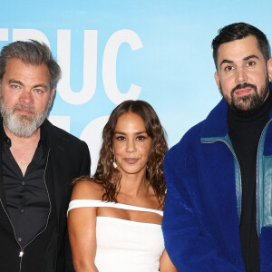 Clovis Cornillac, Alice Belaïdi et Victor-Artus Solaro, dit Artus - Avant-Première du film "Un p'tit truc en plus" au cinema UGC Normandie à Paris le 25 avril 2024. © Coadic Guirec/Bestimage