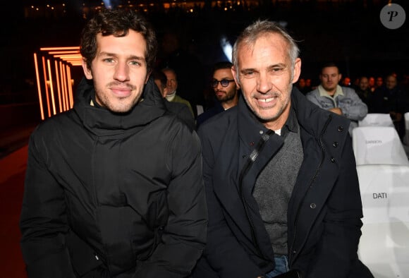 Victor et Paul Belmondo - Le boxeur français T.Yoka s'incline face au belge R.Merhy à Roland-Garros le 9 décembre 2023 © Veeren / Bestimage 