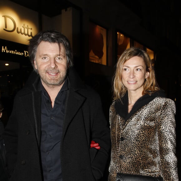 Exclusif - Philippe Lellouche et sa compagne Vanessa Boisjean - Avant-première du film "L'amour c'est mieux que la vie" réalisé par C. Lelouch dont c'est le 50ème film au cinéma UGC Normandie à Paris le 17 janvier 2022. © Denis Guignebourg/Bestimage 