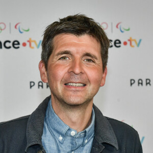 
Le journaliste Thomas Sotto prend pose au photocall lors de la conférence de presse de France Television "Paris 2024", à Paris le 11 juin 2024.
Photo by Firas Abdullah/ABACAPRESS.COM